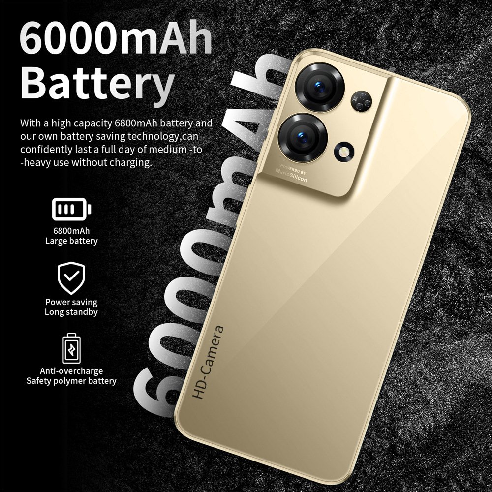 2023 Factory Sale Reno 8 Pro 16G + 1T Ttilise Telephones Mobiles 3g & 4g Smartphone Ultrasound Price